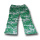 green flower print pants for girls